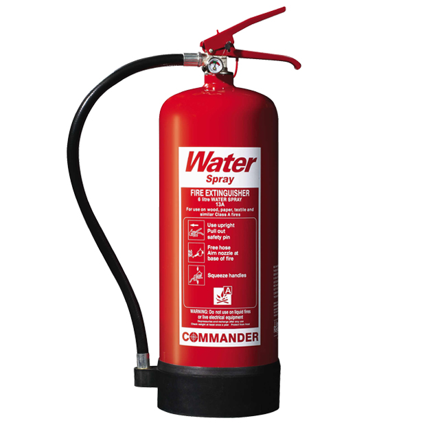 10 x 6 Litre (6L) Water Fire Extinguishers With Brackets